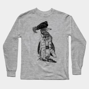 Penguin Pirate Captain Long Sleeve T-Shirt